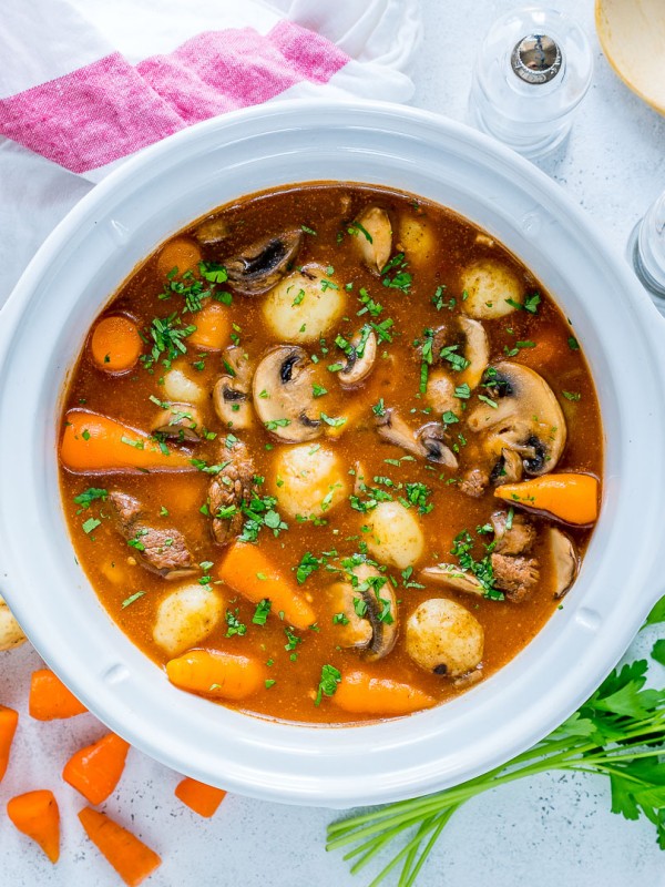 Slow Cooker Beef Bourguignon Recipe