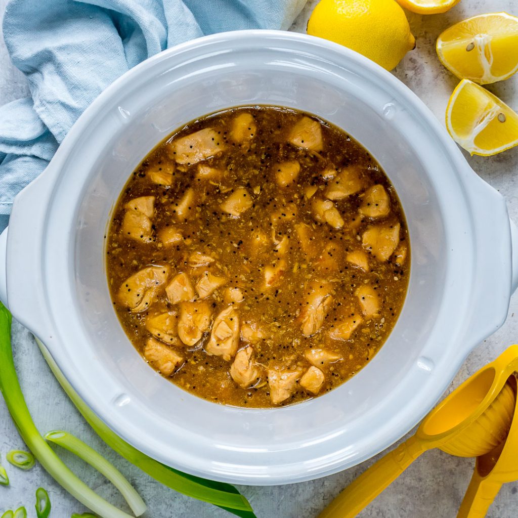 Clean Crockpot Skinny Lemony Chicken Recipe