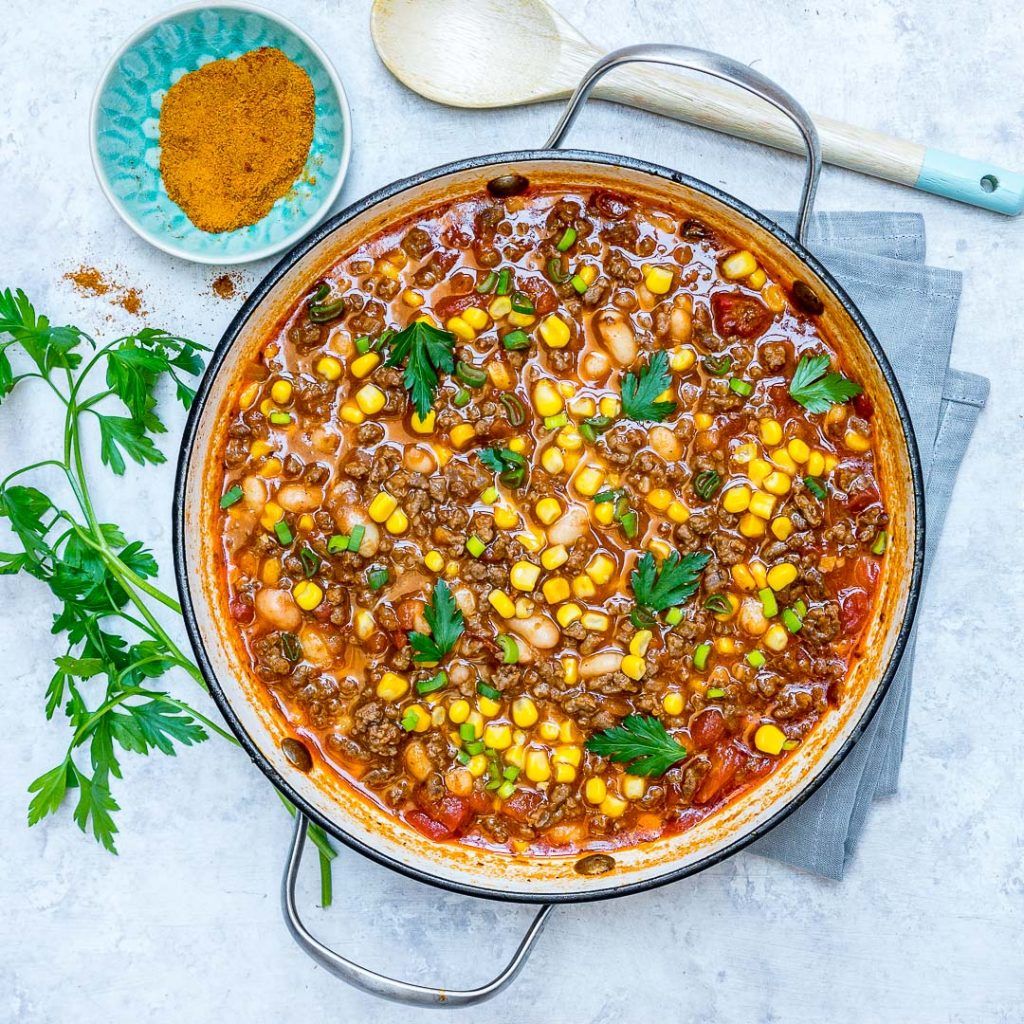 Clean Eating Weeknight Taco Soup Recipe