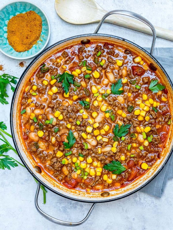 Clean Eating Weeknight Taco Soup Recipe