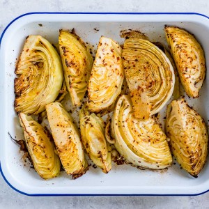 Eat Clean Lemon Roasted Green Cabbage