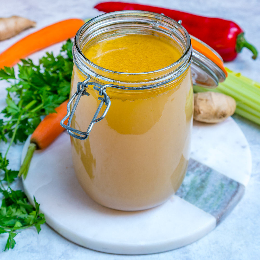 Slow Cooker Homemade Bone Broth to Lower Inflammation and Heal Your Gut ...