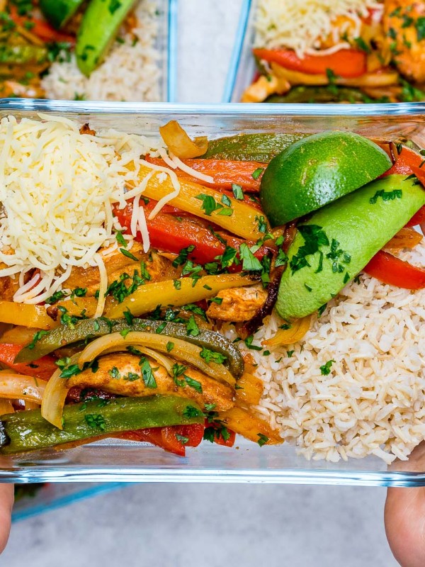 Oven-Baked Chicken Fajita Bowls Clean Recipe