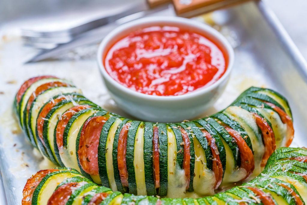 Pizza Stuffed Zucchini Recipe
