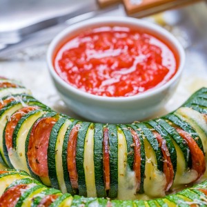 Pizza Stuffed Zucchini Recipe