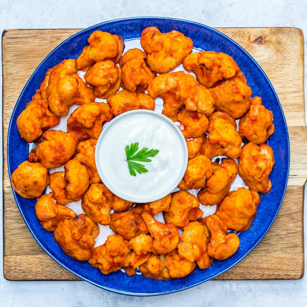 Clean Eating Cauliflower Buffalo Bites Taste AMAZING! (Super Healthy