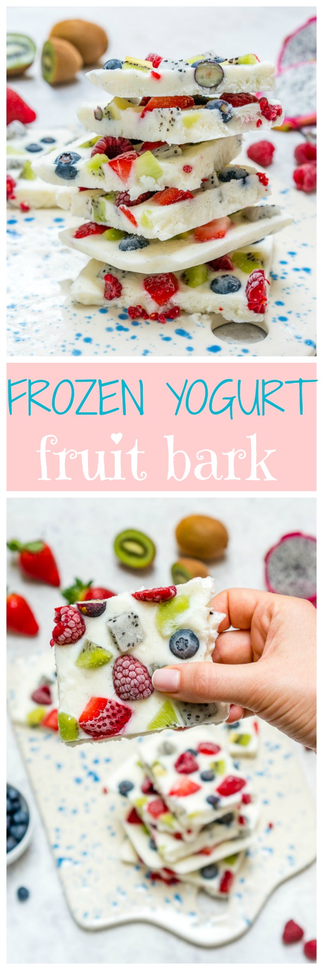 Fro-Yo-Fruit Bark Snacks Dessert