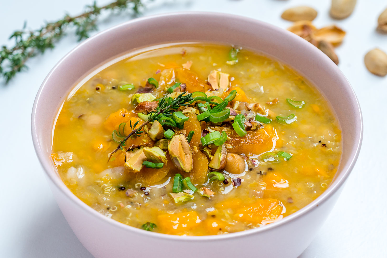 This Clean Eating Crock Pot Sweet Potato + Quinoa Soup is Wildly