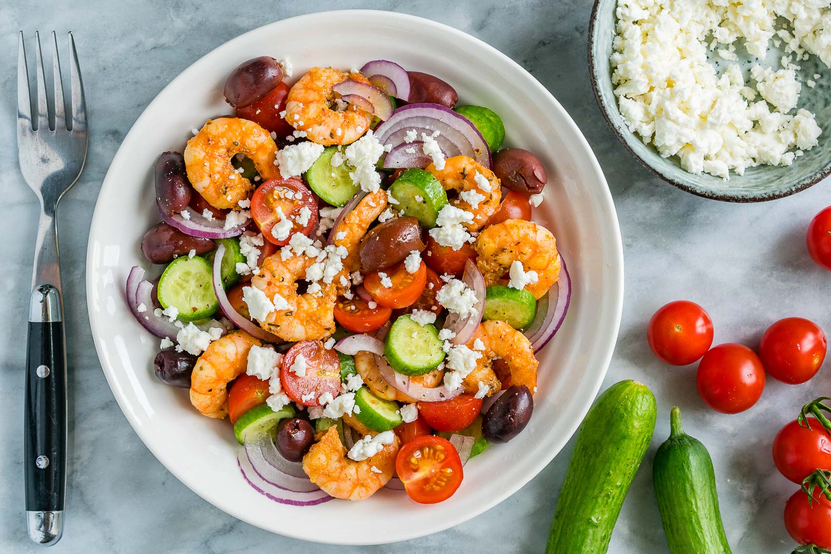 Eat Clean Greek Shrimp Salad