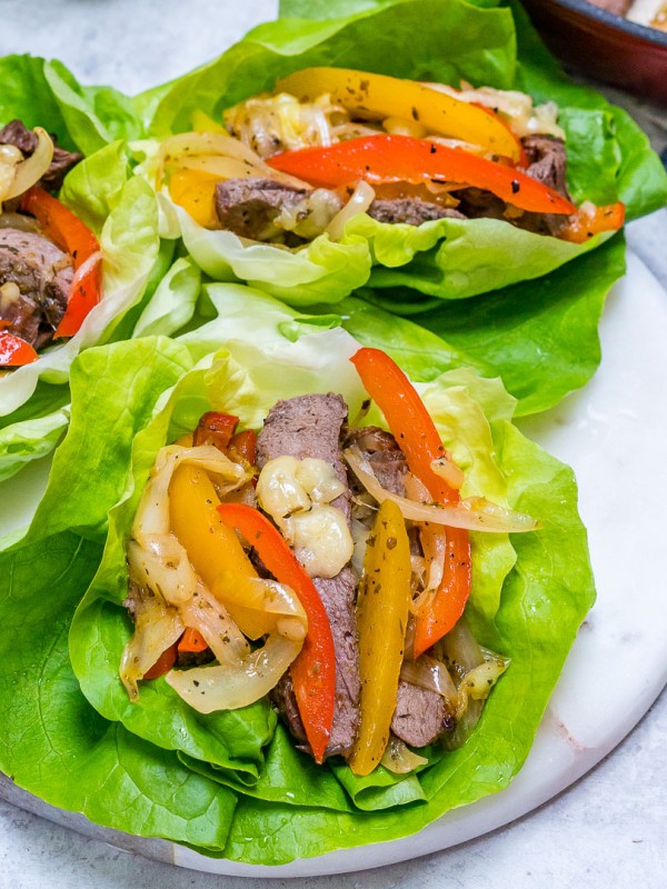 Eat Clean Low Carb Philly Cheesesteaks
