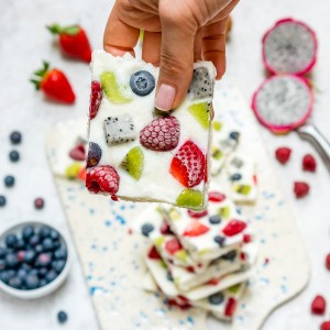 Fro-YO Fruit Bark Clean Recipe