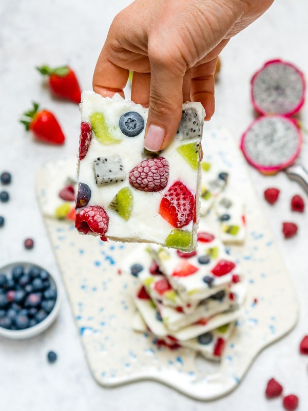Fro-YO Fruit Bark Clean Recipe