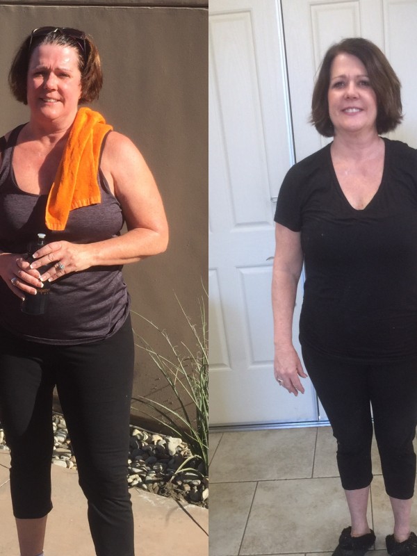 Before & After 30 Day Clean Eating Challenge