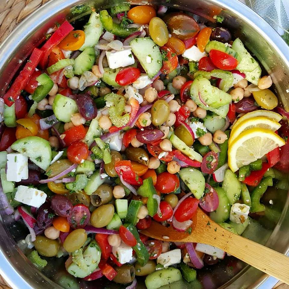 Chopped Salad with Quick Dressing Recipe