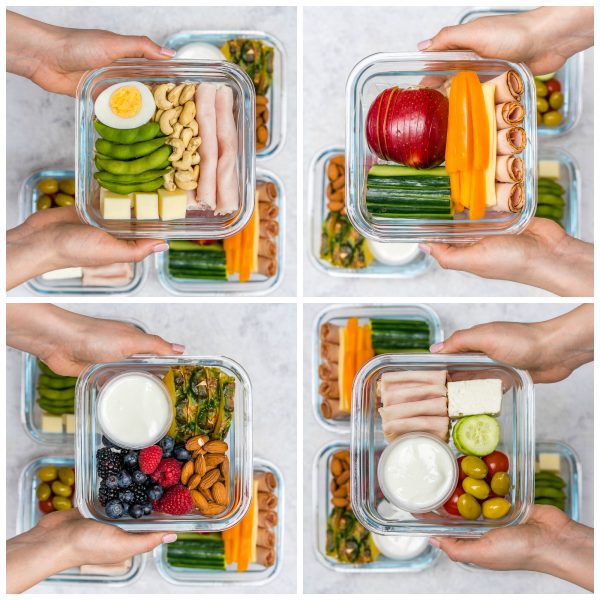 Meal Prep Bento Boxes 4 Different Ways (Clean Eating on the Go!) Clean Food Crush