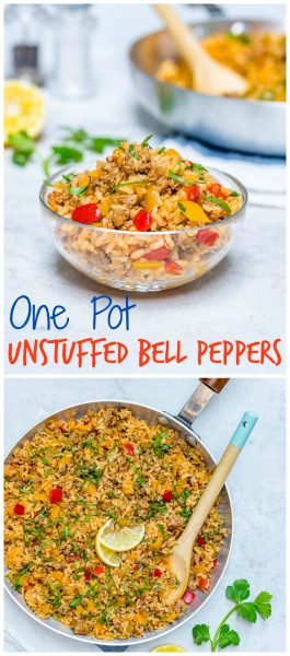 These One Pan Unstuffed Bell Peppers Make a Quick Weekday Clean Eating ...