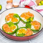 Eat Clean Eggs + Smoked Salmon in Green Rings
