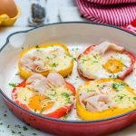 Clean Breakfast Ham Egg Pepper Rings Recipe