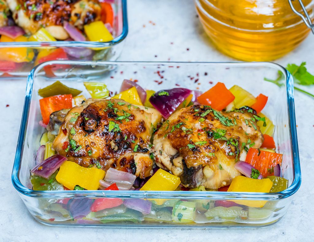 Eat Clean {new} Honey Garlic Chicken Meal Prep
