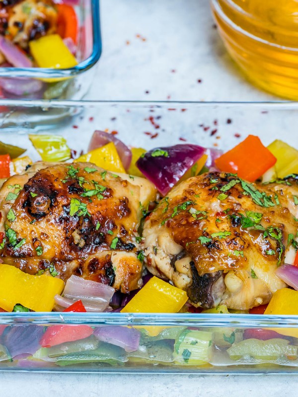 Eat Clean {new} Honey Garlic Chicken Meal Prep