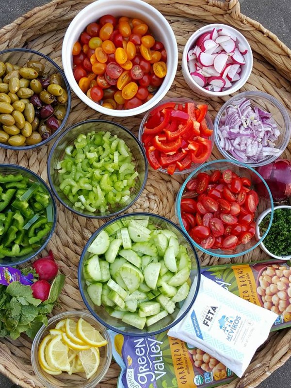 Favorite Things Chopped Salad + Quick Dressing