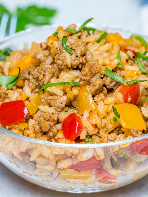 One Pan Unstuffed Bell Peppers Eat Clean Recipes