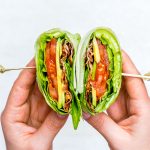 Skinny BLT Avocado Wraps CleanFoodCrush