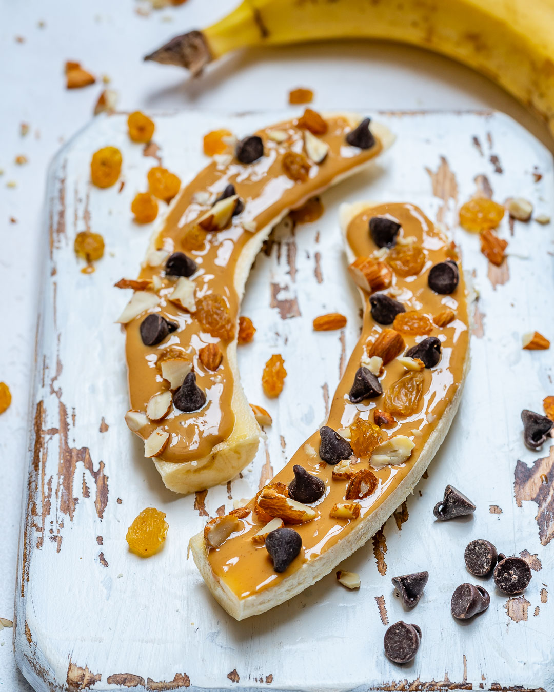 Almond Butter Chocolate Chip Bananas Clean Recipe
