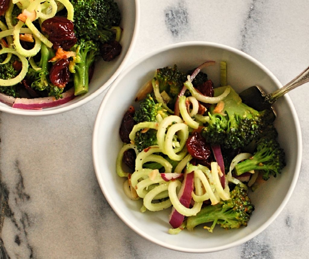 Clean Broccoli Spirals Salad