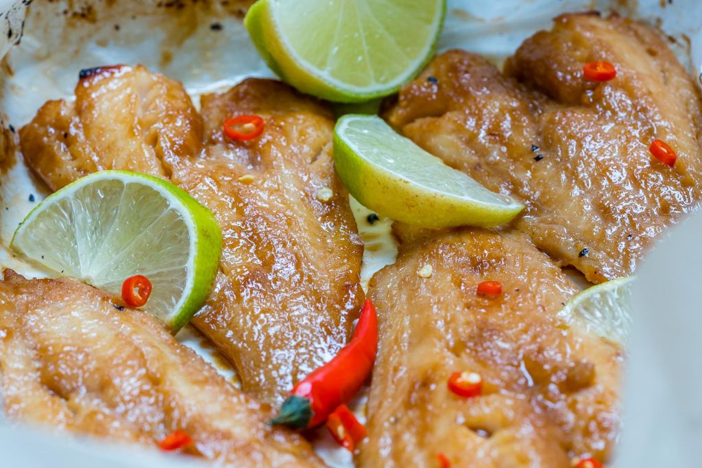 Clean Eating Spicy Miso Baked Cod