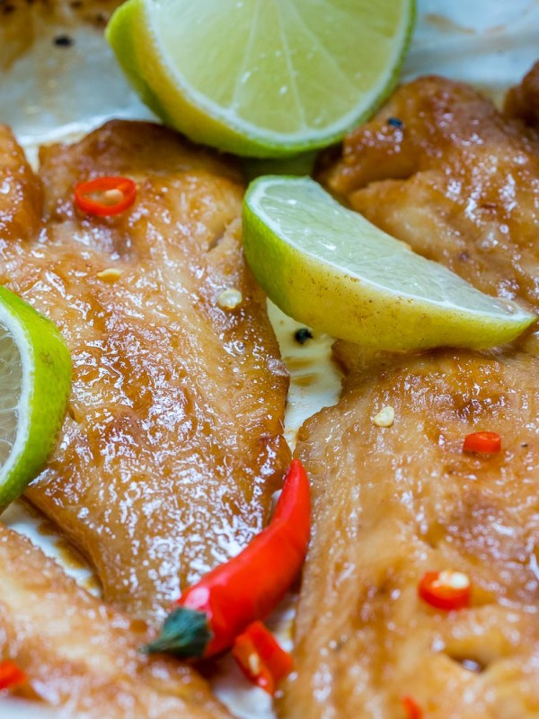 Clean Eating Spicy Miso Baked Cod