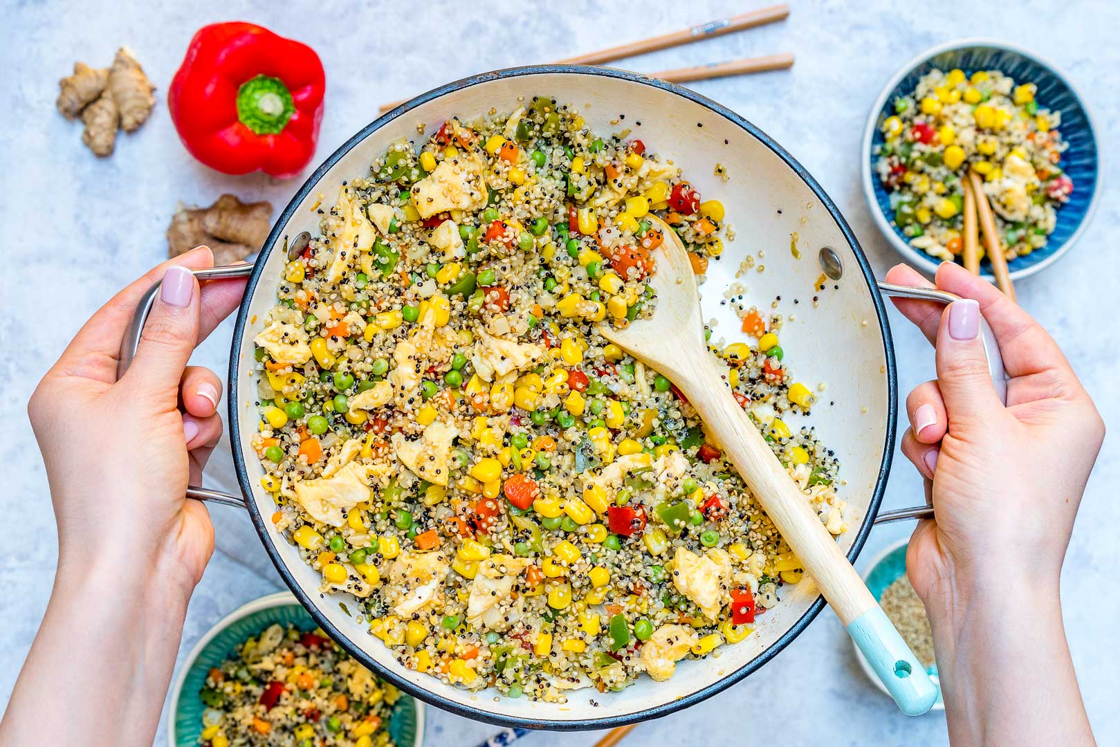 This Clean Eating Quinoa Fried “Rice” is Healthy and So Yummy! | Clean ...