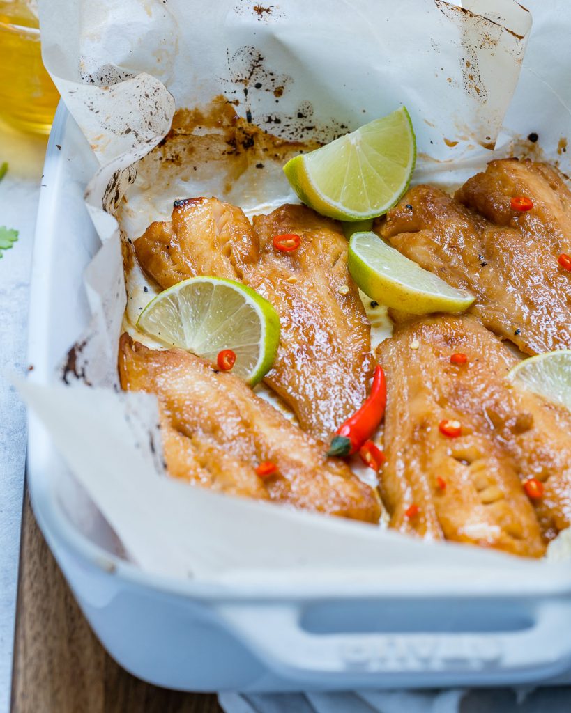 Spicy and Lemony Miso Baked Cod