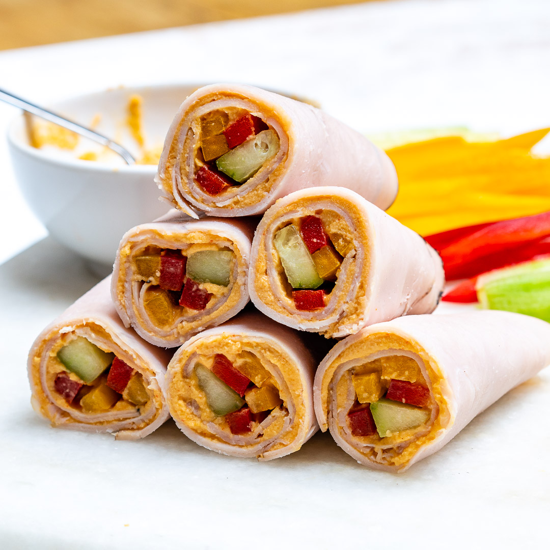 Turkey + Veggie + Hummus Wraps are a Quick and Creative Clean Eating ...