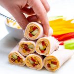CleanFoodCrush Turkey + Veggie + Hummus Wraps