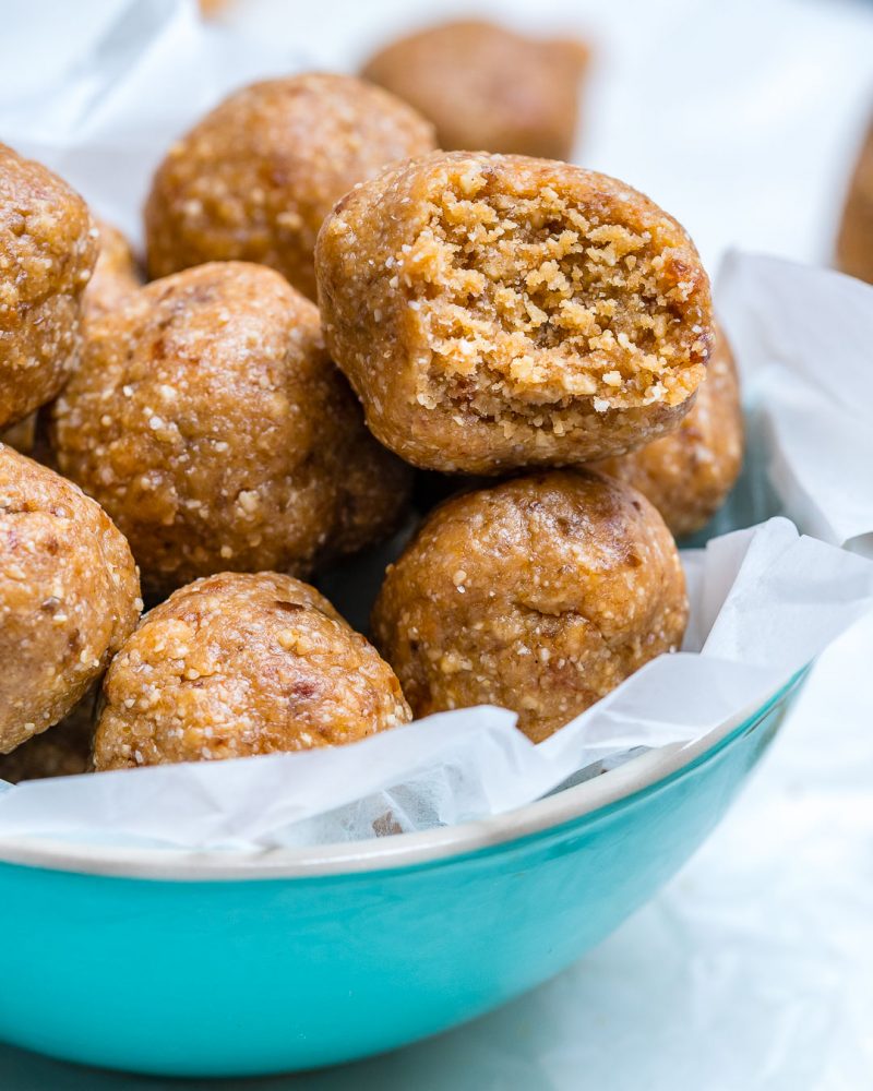 These Peanut Butter Protein Balls are the PERFECT Clean Eating Snack
