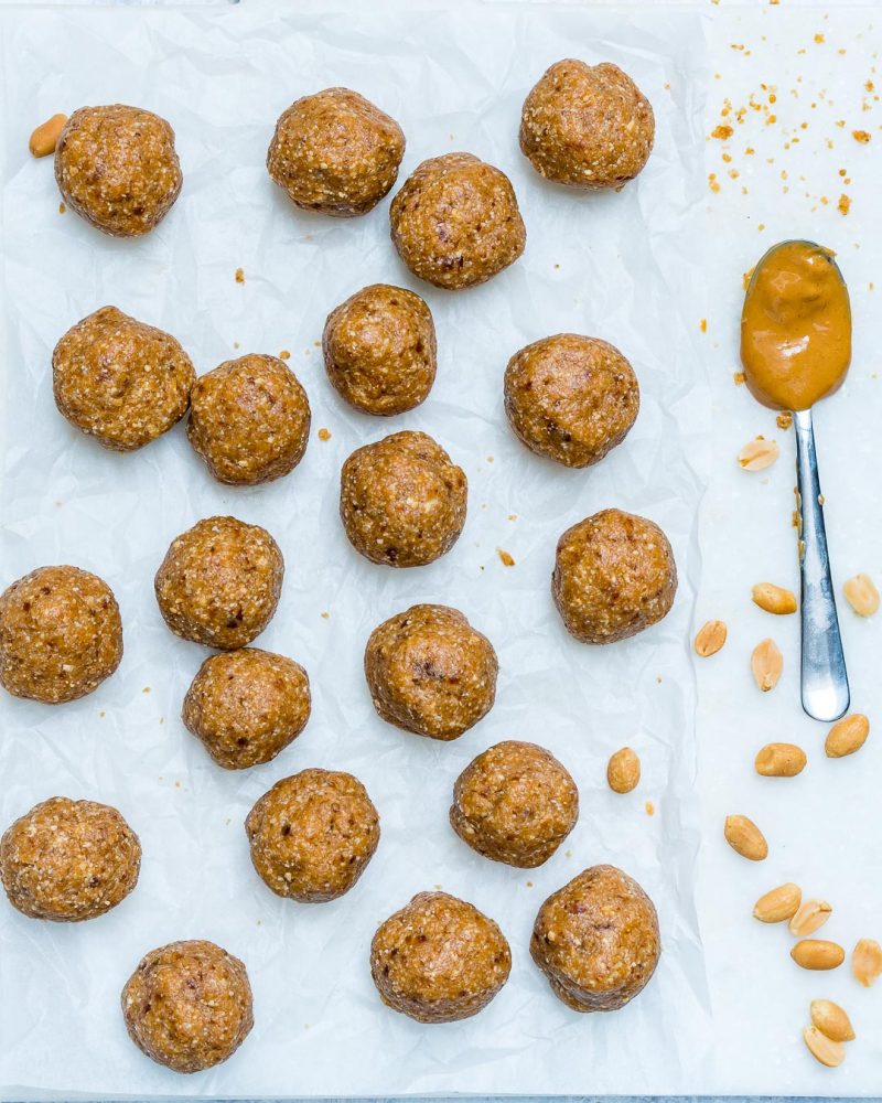 These Peanut Butter Protein Balls are the PERFECT Clean Eating Snack