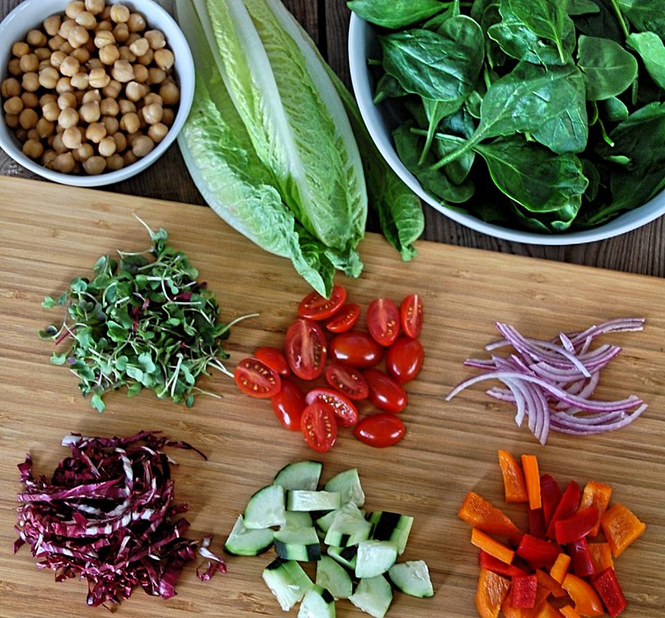 Variety of Salad Ingredients