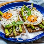 Clean Asparagus Egg Toast Breakfast Recipe