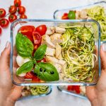 Caprese Chicken Zoodles for Meal Prep