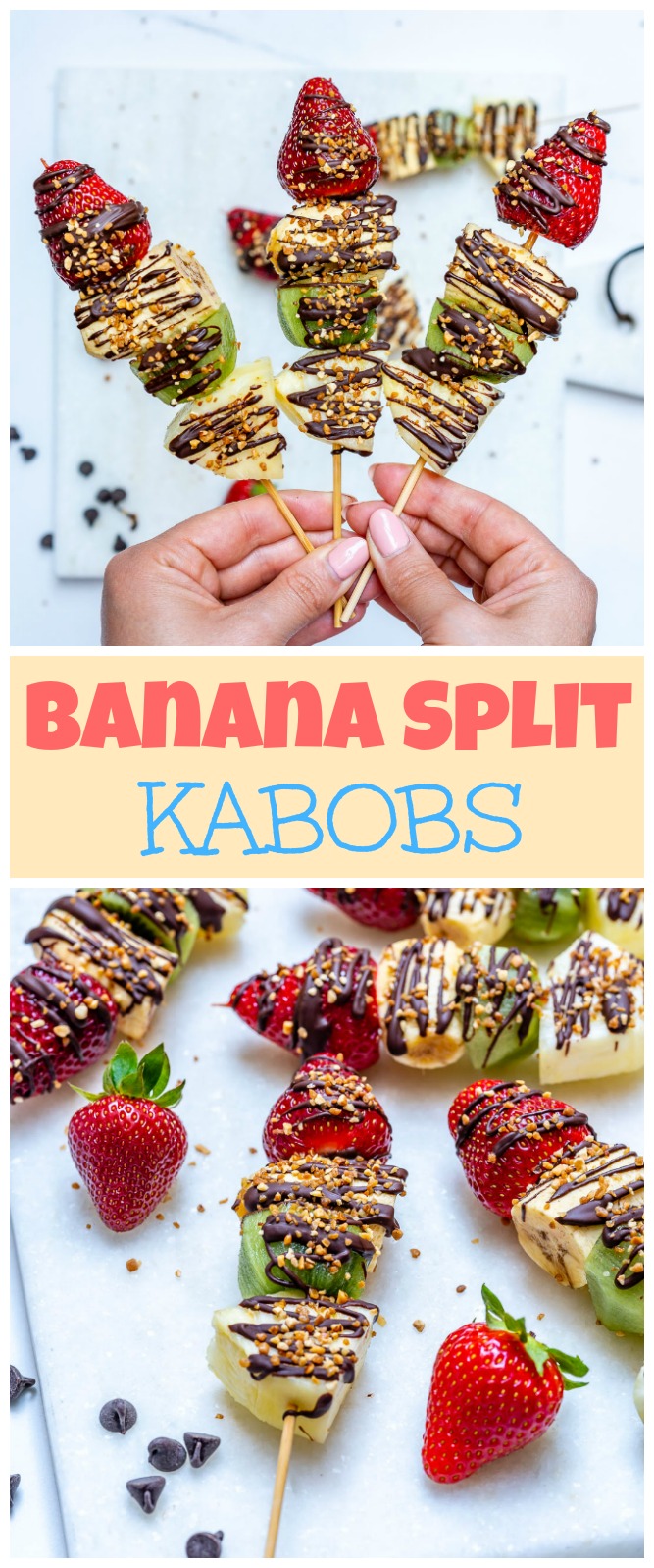 Banana Split Kabobs Clean Eating Snacks
