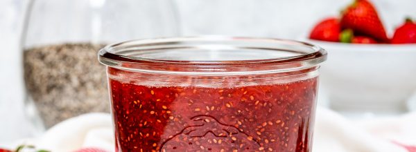 Eat Clean Chia Seed Strawberry Jam