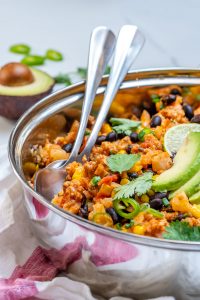 This Taco Cauliflower Rice Skillet is Bursting with Flavor! | Clean ...