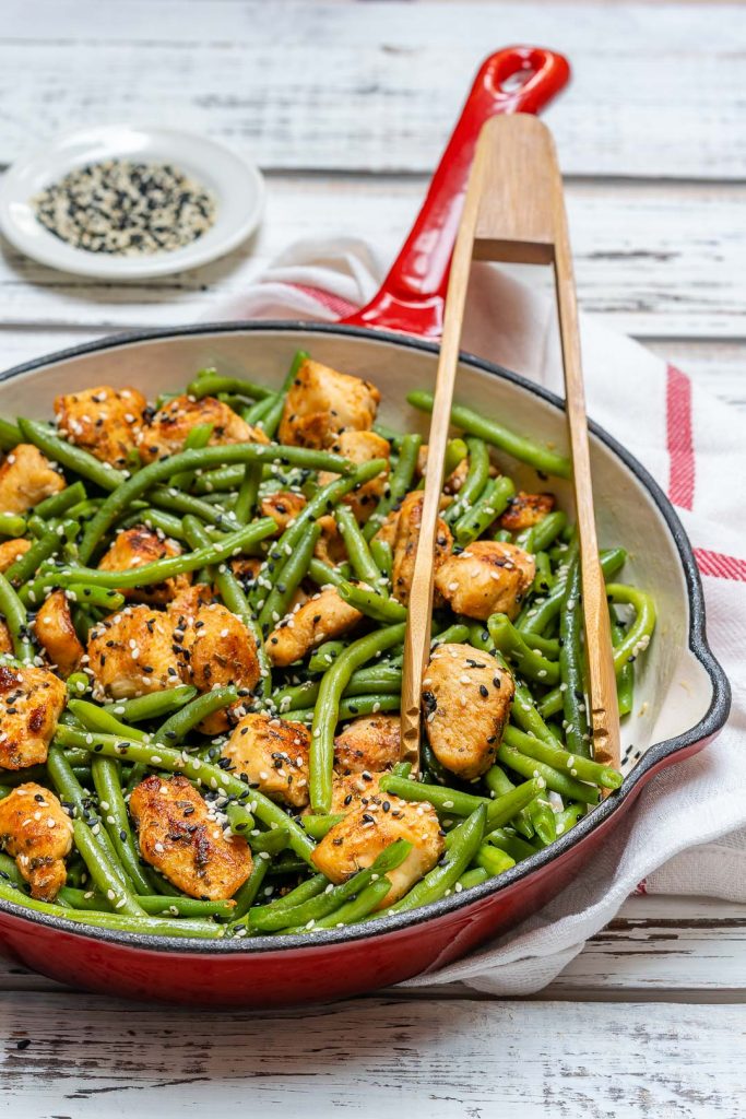 Fast & Simple Chicken and Green Bean Stir Fry for Clean Eating Clean