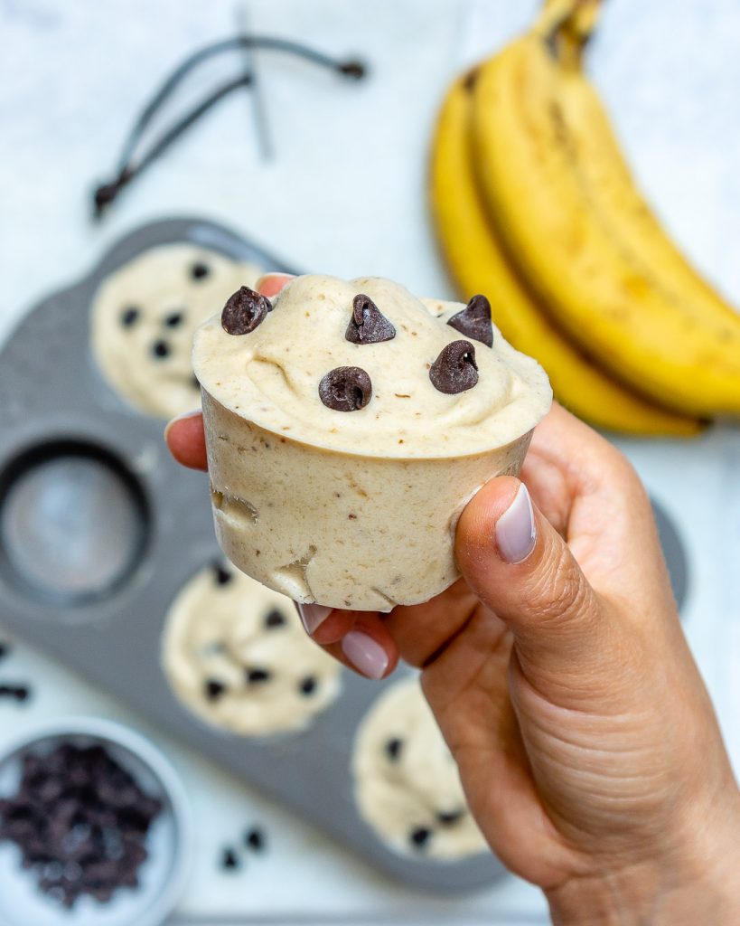 Healthy Chocolate Chip Banana “Ice Cream” Cups for Summertime Fun ...