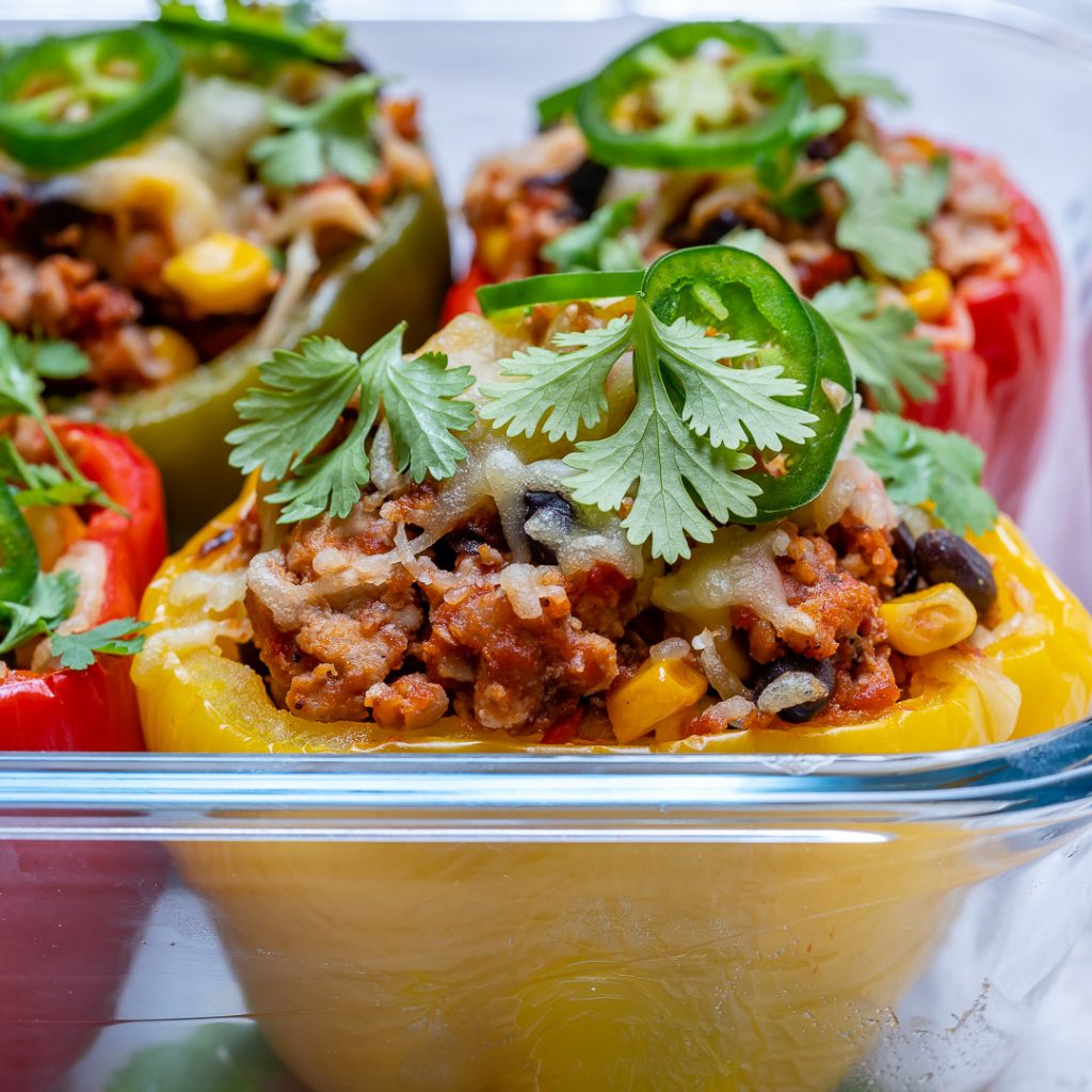 These Burrito Stuffed Peppers are Amazing for Clean Eating Food Prep ...