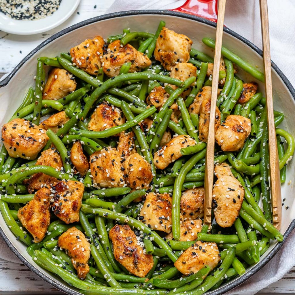 Chicken Green Bean Stir Fry Healthy Dinner Idea