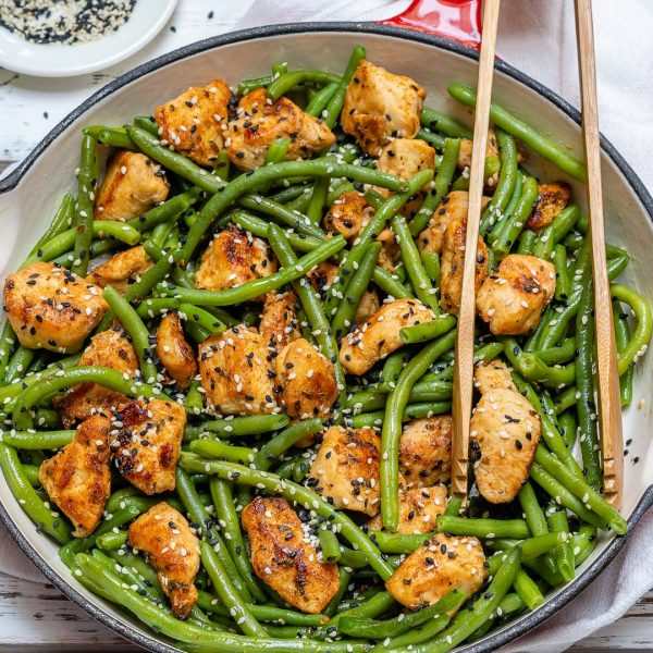 Fast & Simple Chicken and Green Bean Stir Fry for Clean Eating | Clean ...