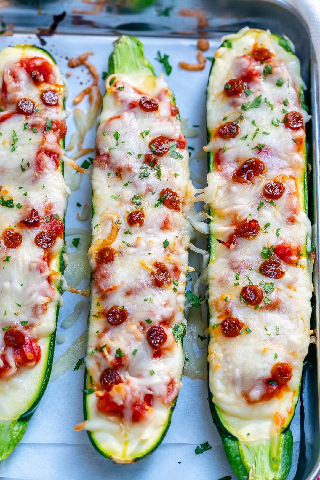 Pizza Zucchini Boats Dinner Ideas