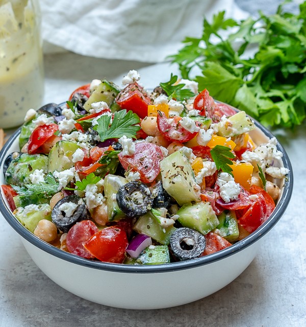 Creative Greek Chickpea Salad